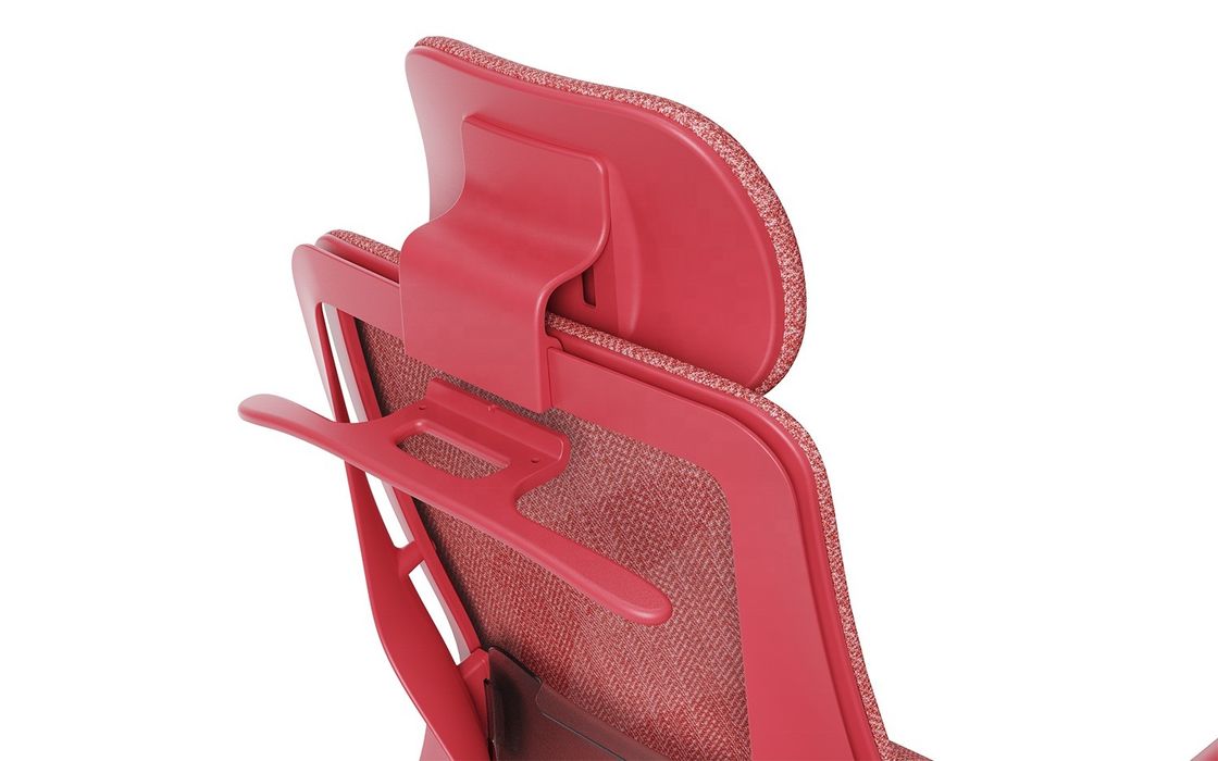 Verbessern Sie Ihre Arbeitsfläche High Back Executive Red Mesh Bürostuhl mit Lendenunterstützung