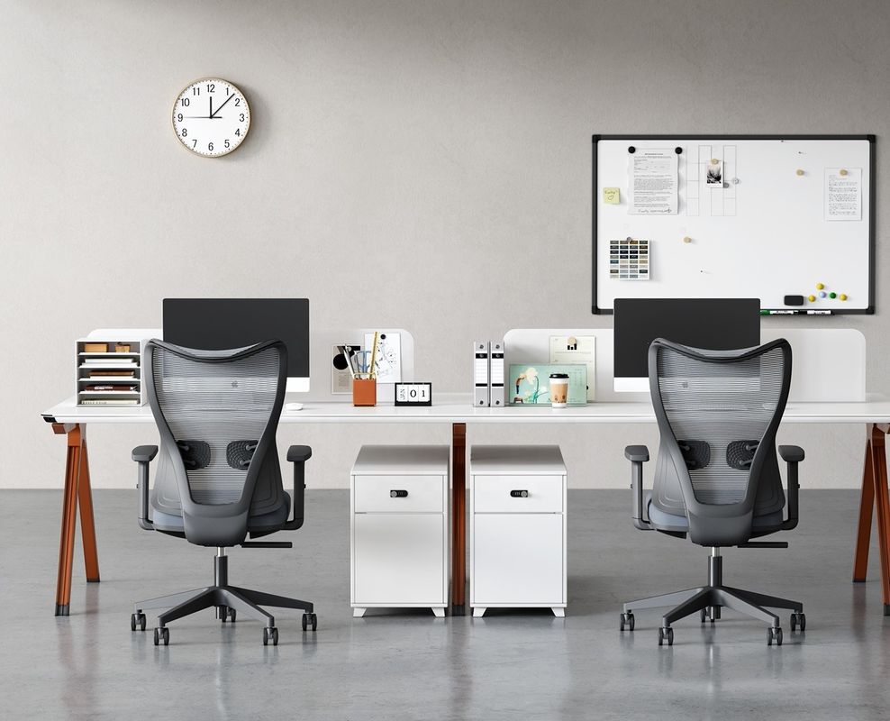 Büromöbel Luxus Lendenrückenstütze Ergonomische Führungskräfte Drehschreibtisch Mittlerer Rücken Stühle