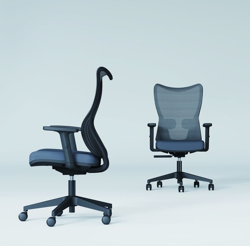 Büromöbel Luxus Lendenrückenstütze Ergonomische Führungskräfte Drehschreibtisch Mittlerer Rücken Stühle