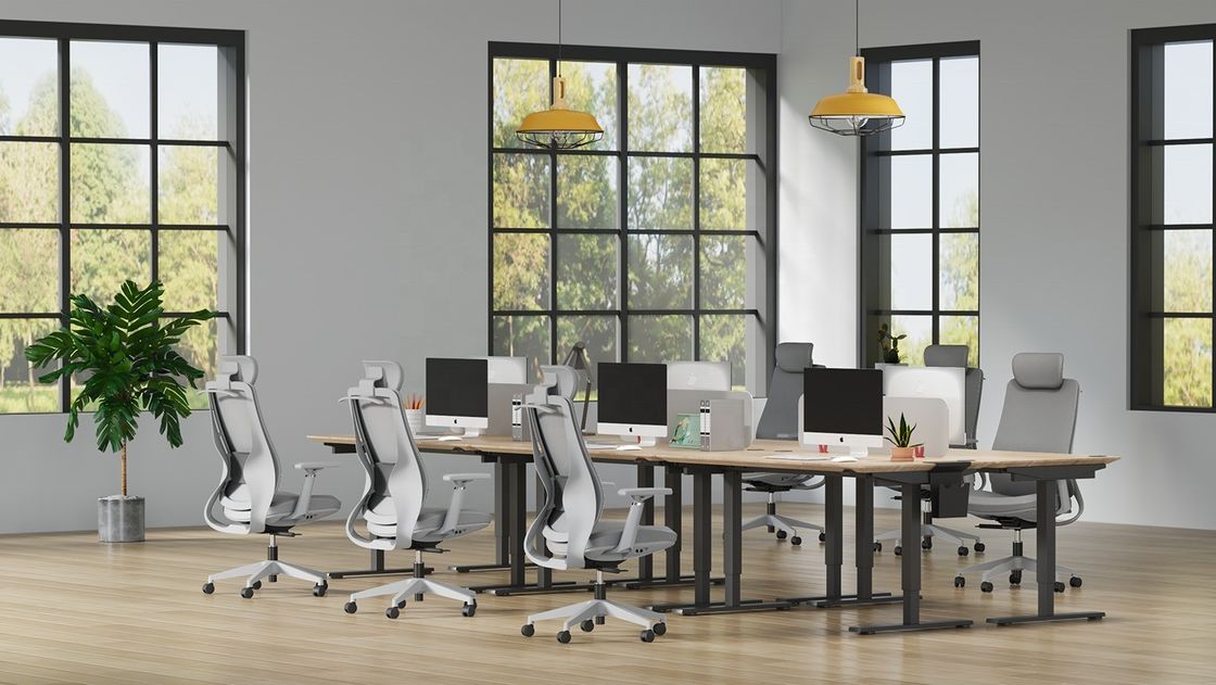 Lift Chair Modern Design Hochrücken Drehbüro-Stuhl für Mitarbeiter und Manager in Foshan