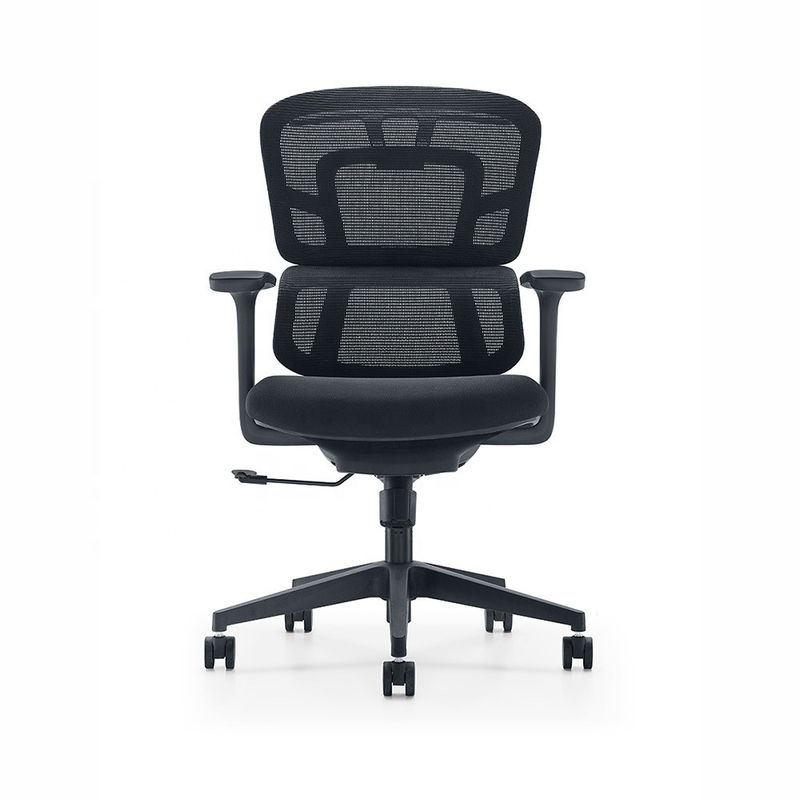 Verstellbarer doppelter Rücken mit mittlerem Rücken Mesh Bürostuhl Ergonomischer Stuhl für moderne Büromöbel