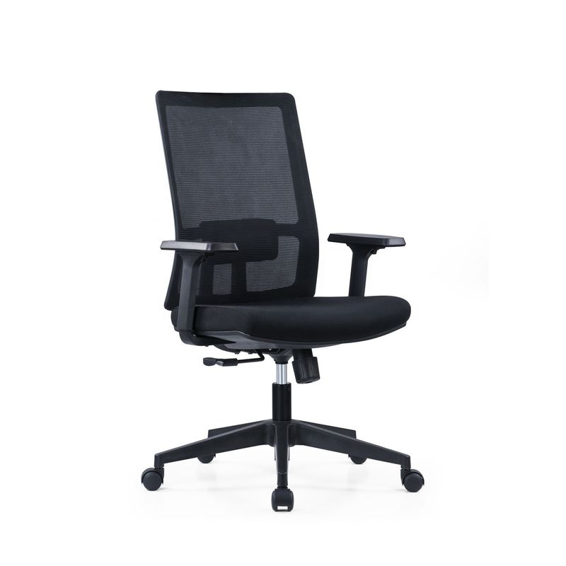 Verstellbarer Mittlerer Rücken 2D Armlehne Executive Drehnetz Schreibtisch Bürostuhl für kommerzielle