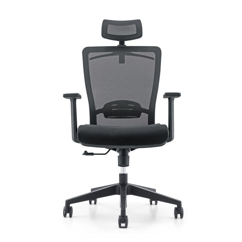 650*690*1150-1250mm Verstellbarer Luxus-Bürostuhl mit Mesh-Textil und fester Armlehne