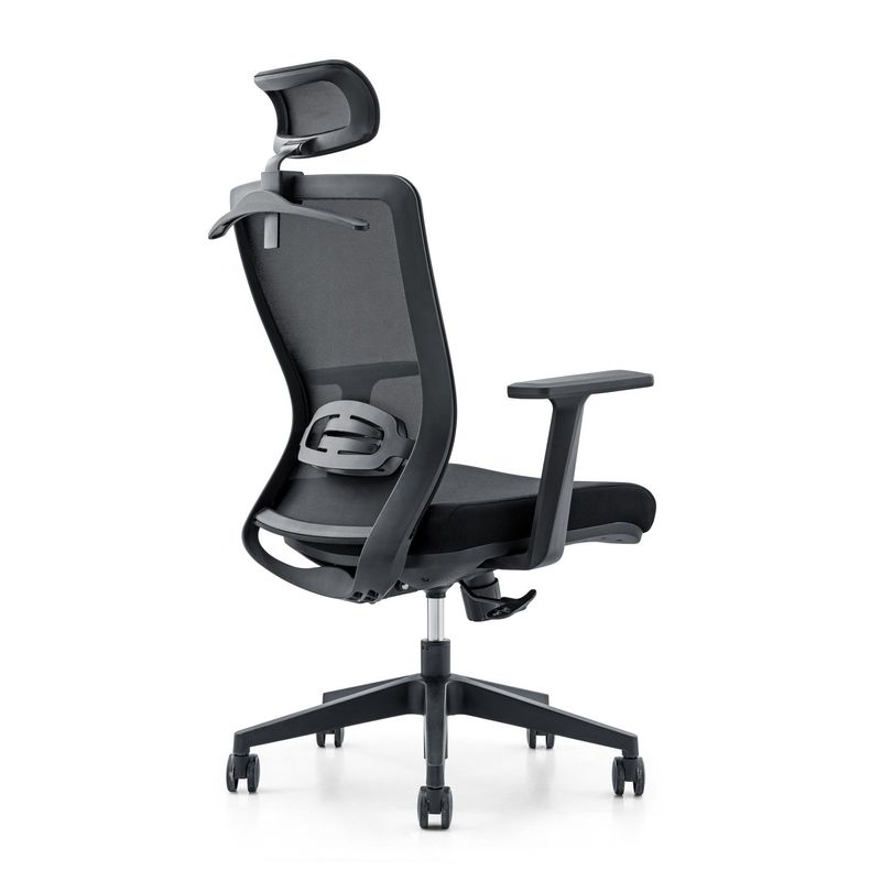 650*690*1150-1250mm Verstellbarer Luxus-Bürostuhl mit Mesh-Textil und fester Armlehne