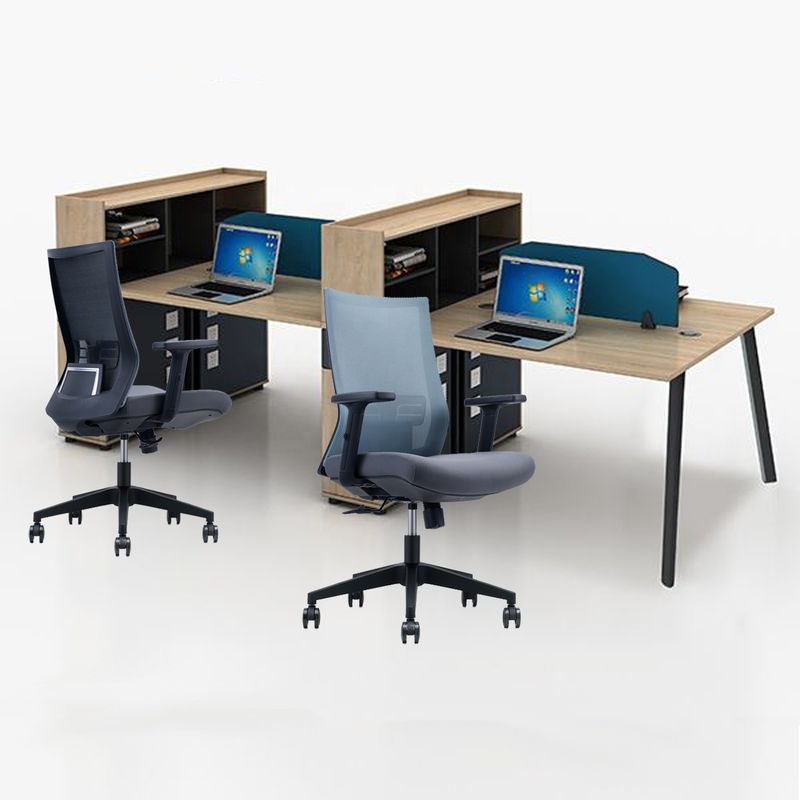 Bürostuhl aus Edelstahl mit Rückenmaschen