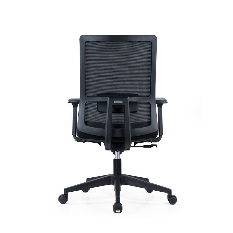 2D-Arm ergonomisch drehbarer Bürostuhl mit Lendenstütze und Mesh-Gewebe