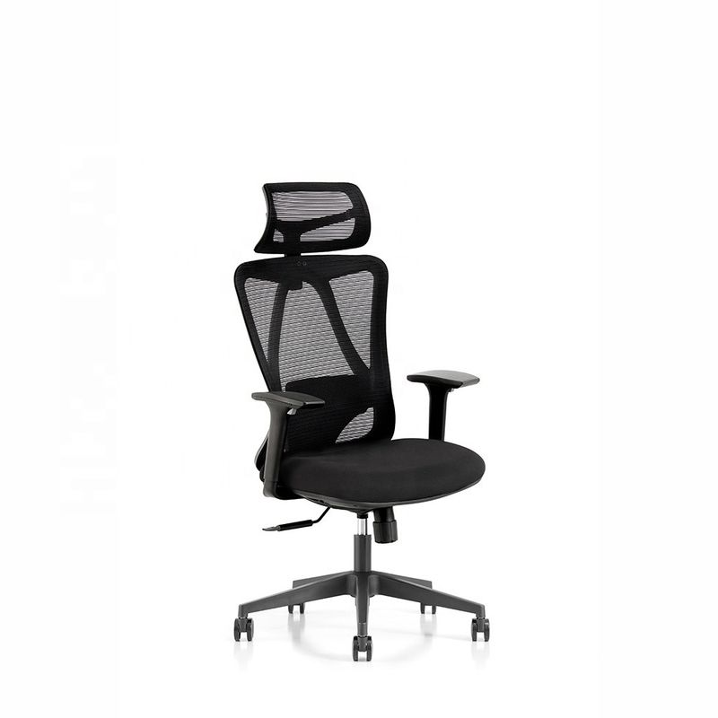 Verstellbarer Hochrücken Office Drehstuhl mit komfortablem Sitzkissen und 3D-Armlehne