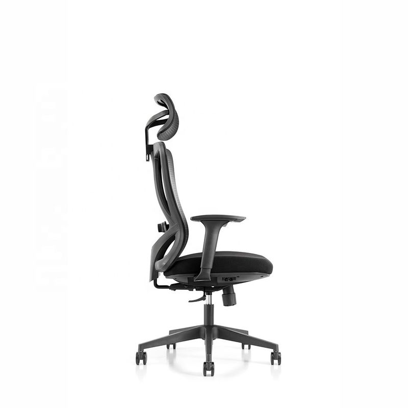 Verstellbarer Hochrücken Office Drehstuhl mit komfortablem Sitzkissen und 3D-Armlehne