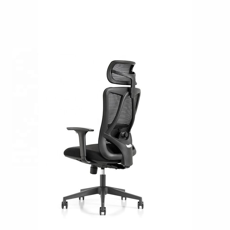 Verstellbarer Hochrücken Office Drehstuhl mit komfortablem Sitzkissen und 3D-Armlehne