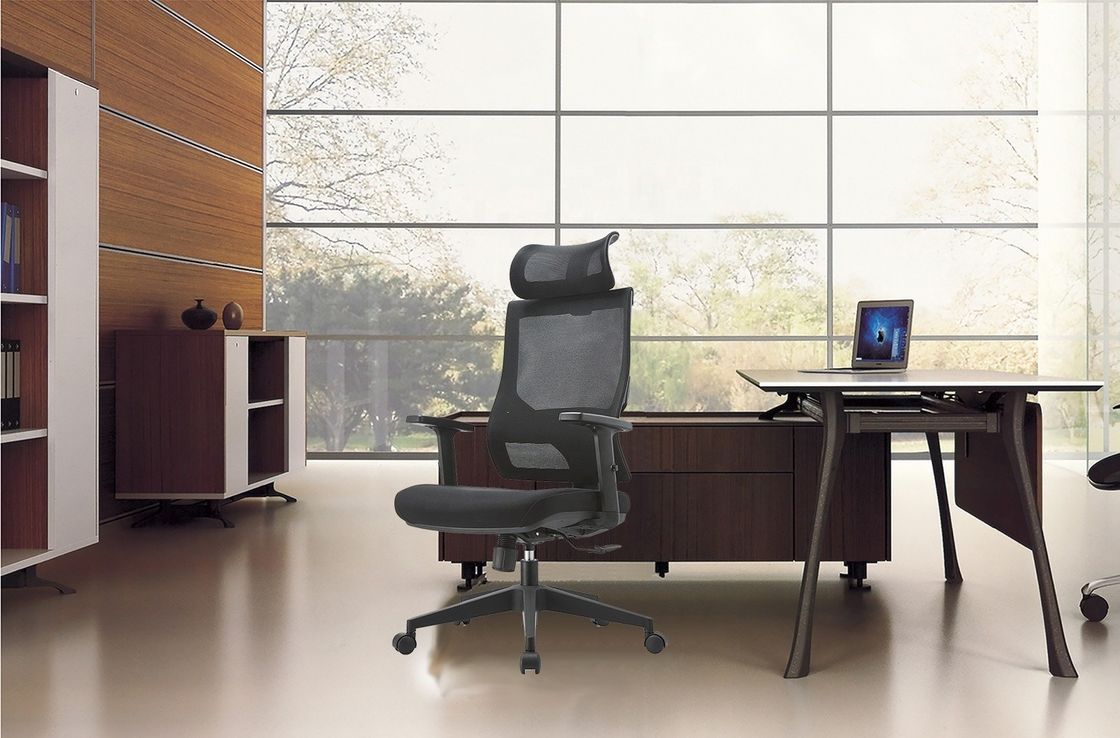 Moderner Mesh-Stuhl Ergonomische Schwenkbüros für bequeme Arbeit