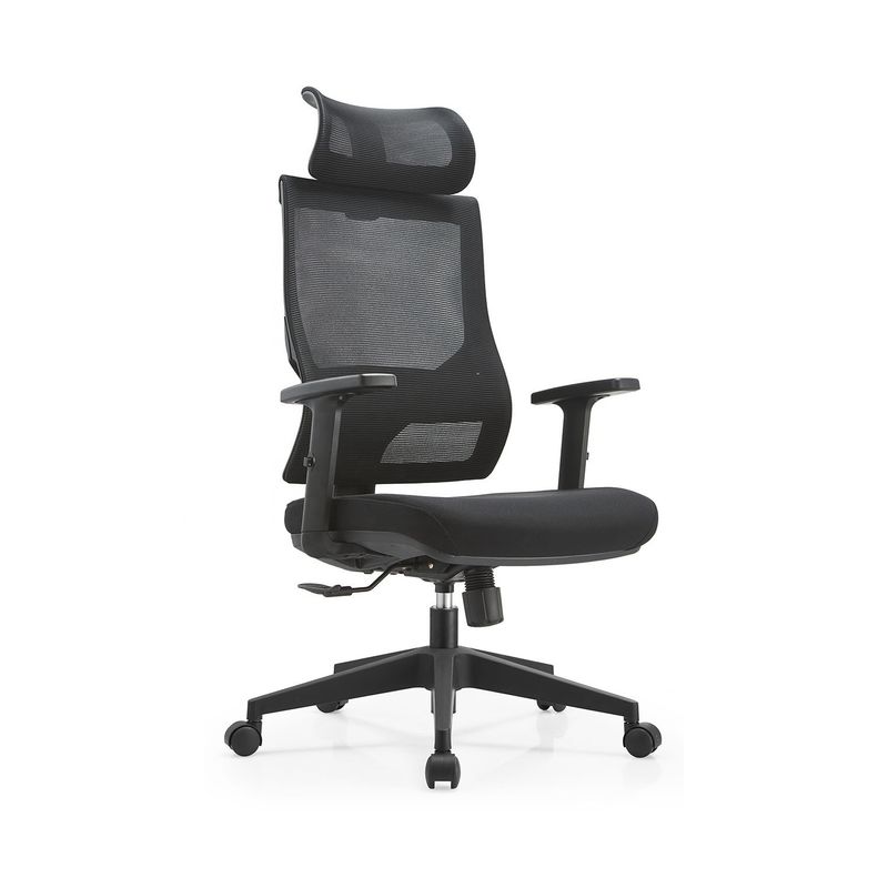 Moderner Mesh-Stuhl Ergonomische Schwenkbüros für bequeme Arbeit