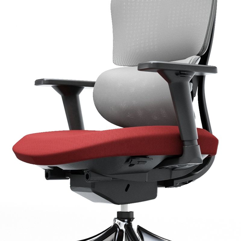 Metall-Typ Edelstahl Hochrücken Drehnetz-Stuhl für komfortables Büro