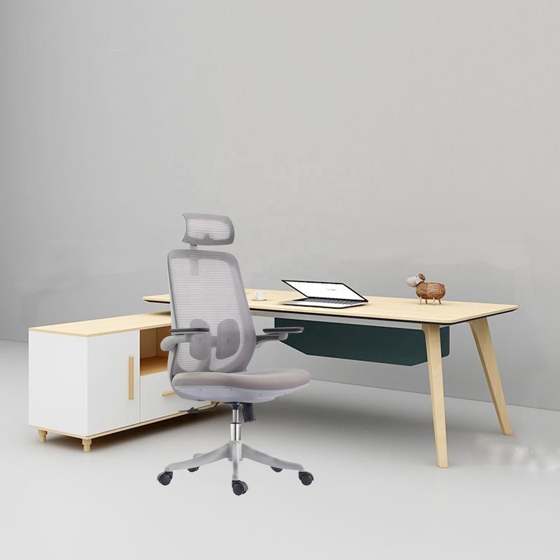 Edelstahl Y-SEATER HY3616 Rücken Grau Mesh Büro Executive Stuhl für Bürochef