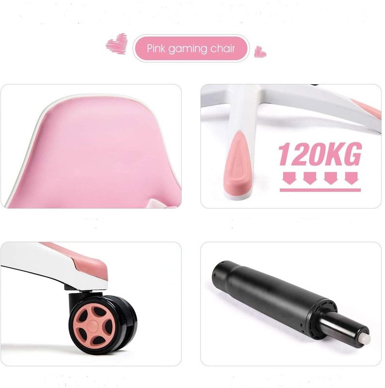Ergonomische Liegestelle aus Anji Anime Leder für Spielerinnen