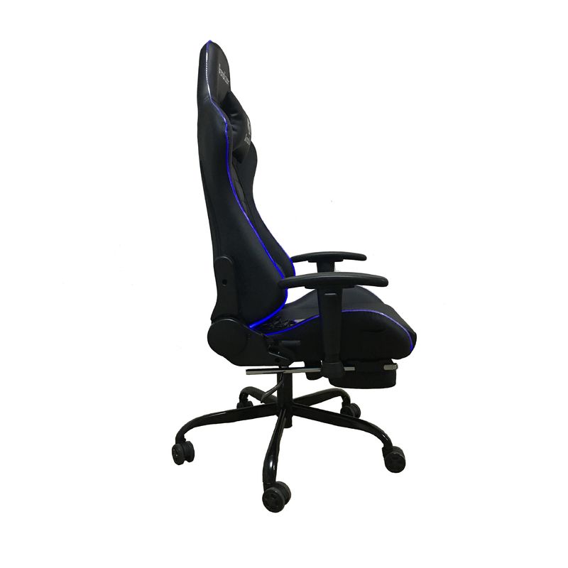 Synthetisches RGB-Spielstuhl aus Leder mit Massagefunktion, RGB-Licht und hohem Komfort