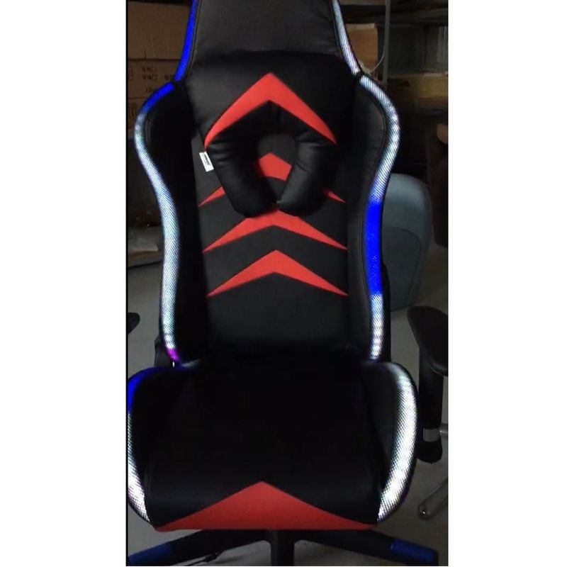 HCYZ RGB LED Licht Computer Stuhl Executive Gaming Stuhl mit PU Leder