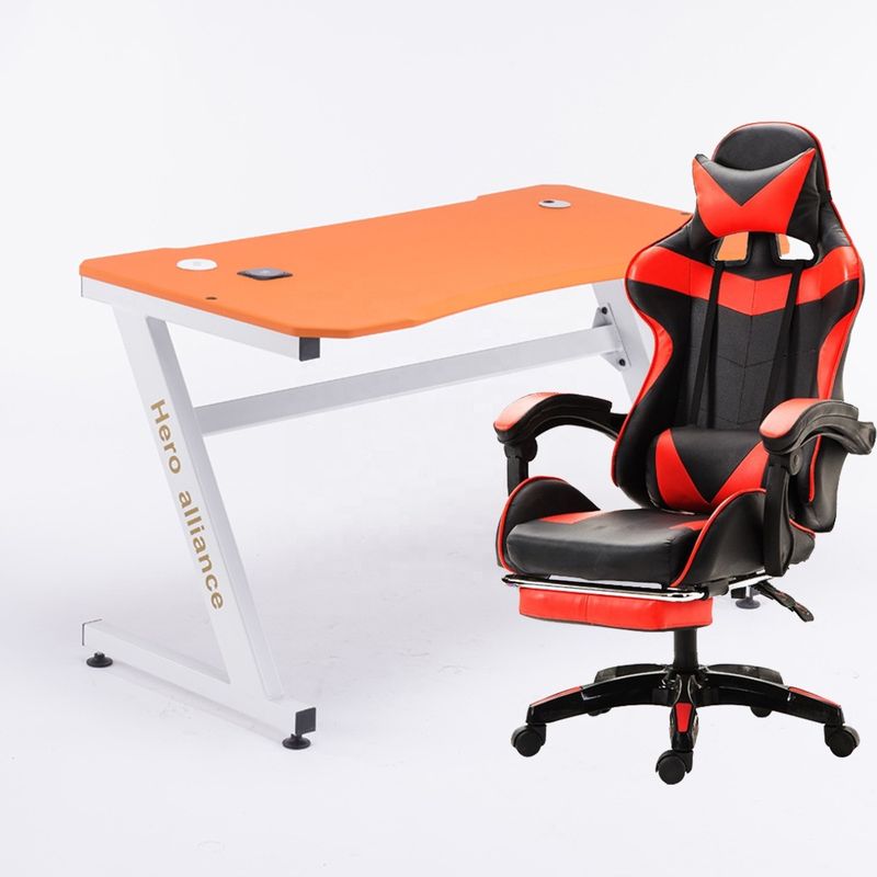 E-Sports-Stuhl aus Metall aus Eisen Komfortabler PU-Leder-Spielstuhl für Profis